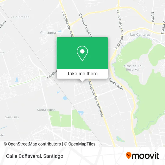 Mapa de Calle Cañaveral