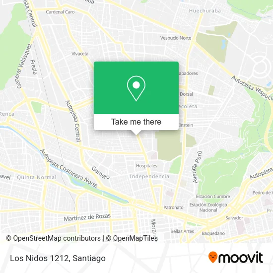 Los Nidos 1212 map