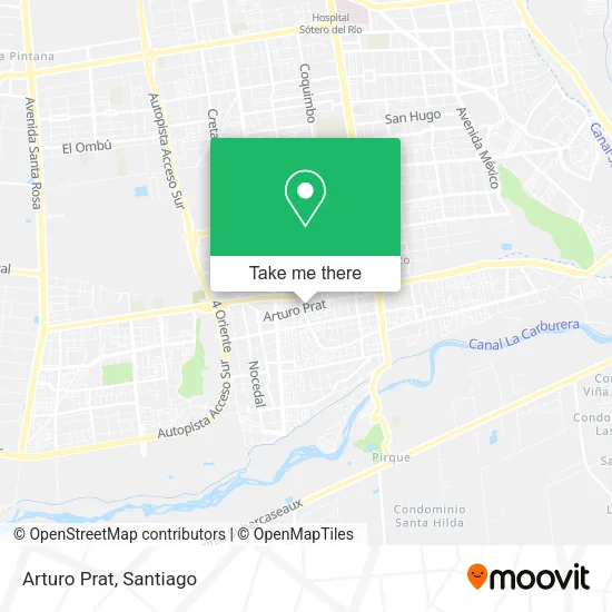 Arturo Prat map