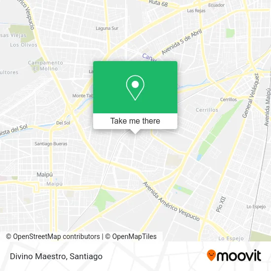 Divino Maestro map