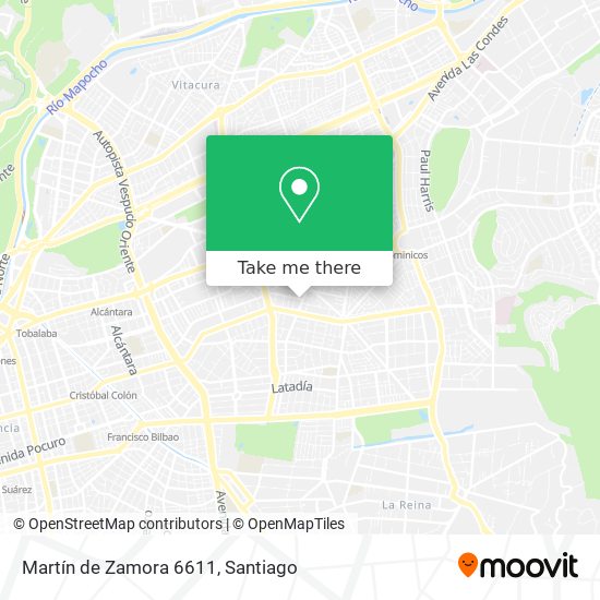 Martín de Zamora 6611 map