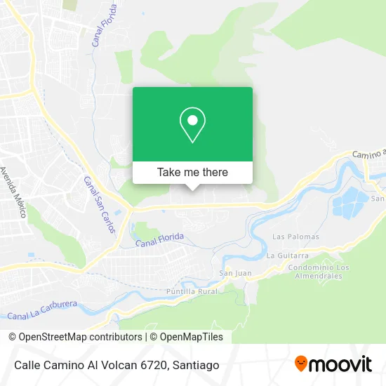 Calle Camino Al Volcan 6720 map