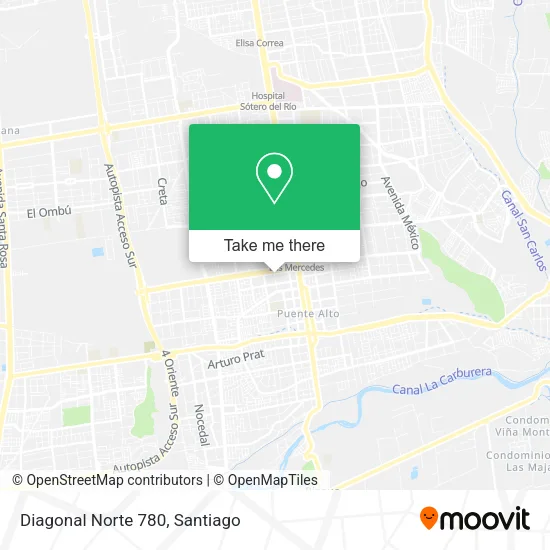 Diagonal Norte 780 map