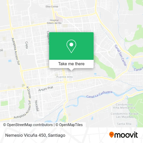 Nemesio Vicuña 450 map