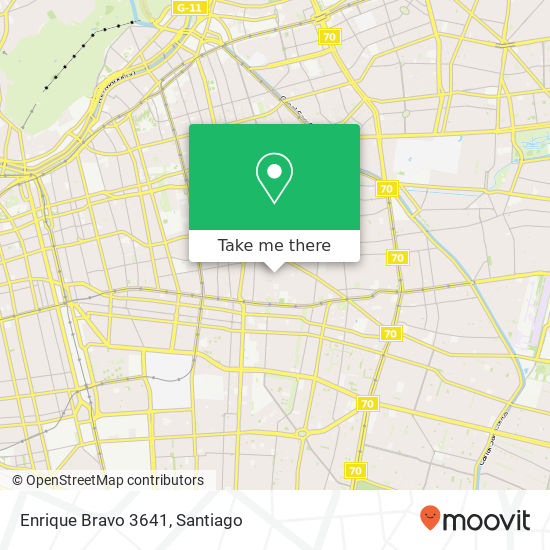 Enrique Bravo 3641 map