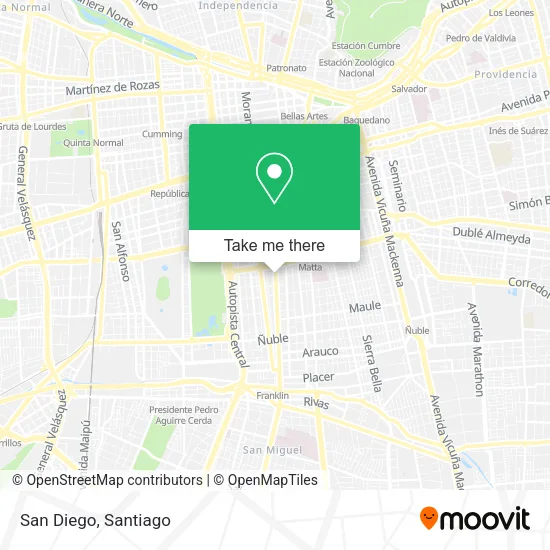 San Diego map