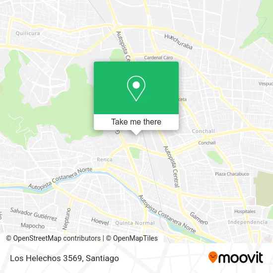 Los Helechos 3569 map