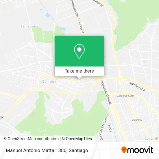 Manuel Antonio Matta 1380 map