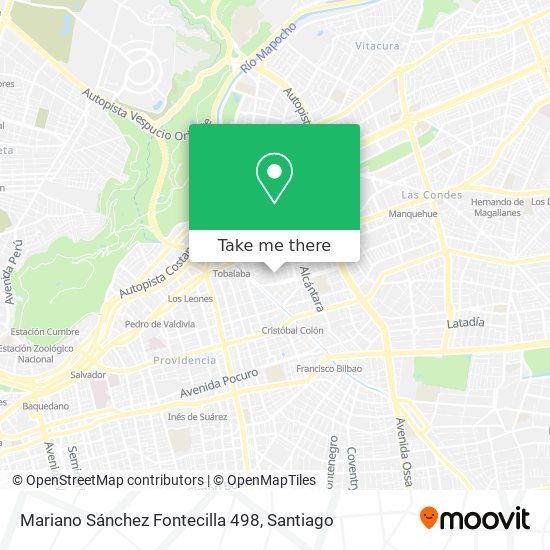 Mariano Sánchez Fontecilla 498 map