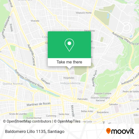 Baldomero Lillo 1135 map