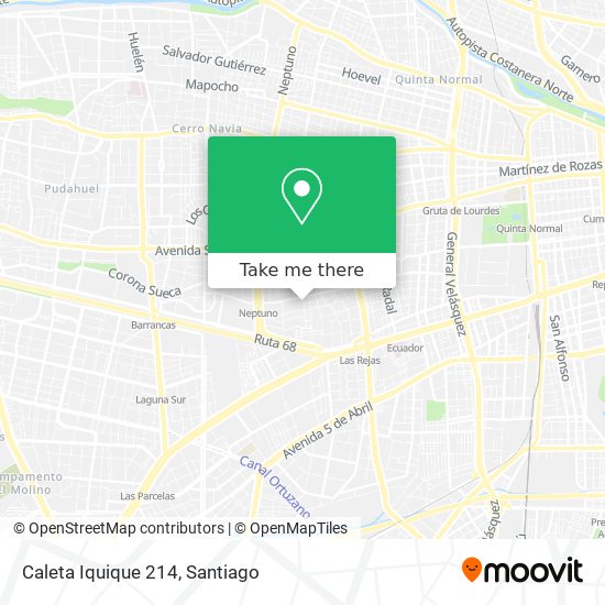 Caleta Iquique 214 map