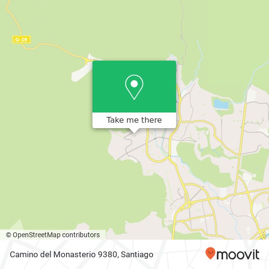Camino del Monasterio 9380 map