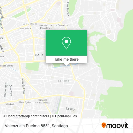 Valenzuela Puelma 8551 map