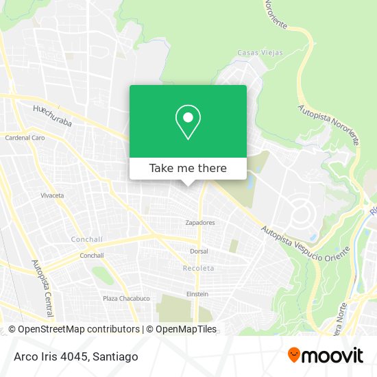 Arco Iris 4045 map