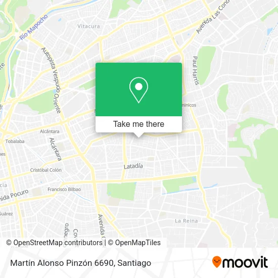 Martín Alonso Pinzón 6690 map