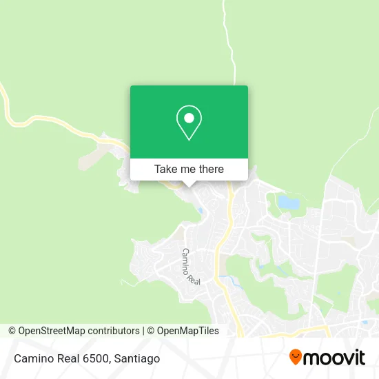 Camino Real 6500 map