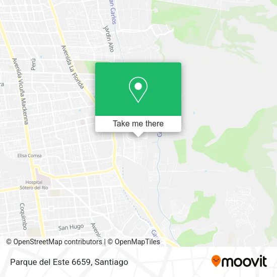 Parque del Este 6659 map