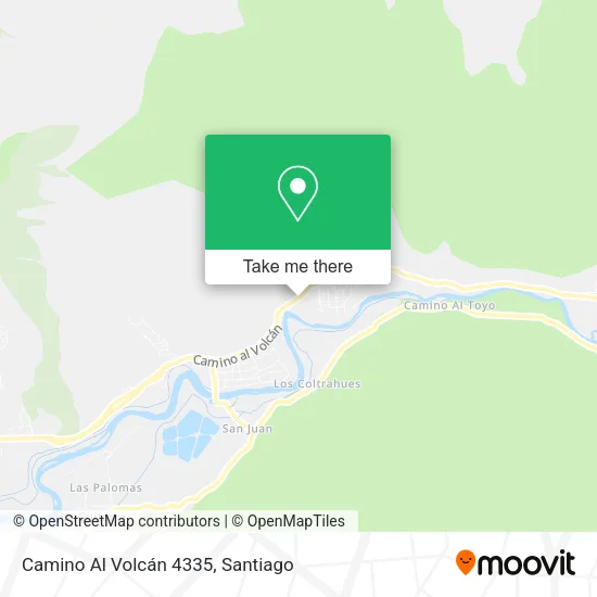 Mapa de Camino Al Volcán 4335