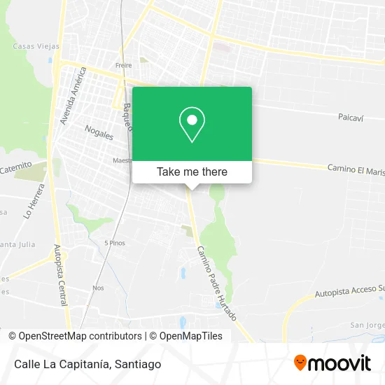 Calle La Capitanía map