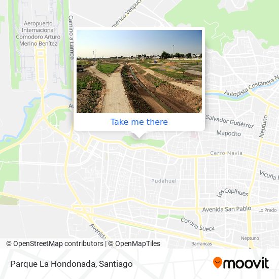 Parque La Hondonada map