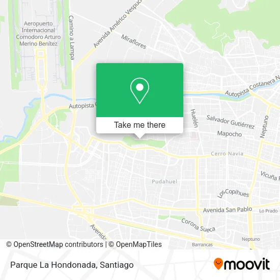Parque La Hondonada map