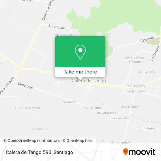 Calera de Tango 593 map