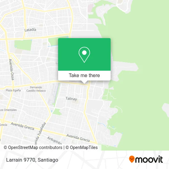 Larraín 9770 map