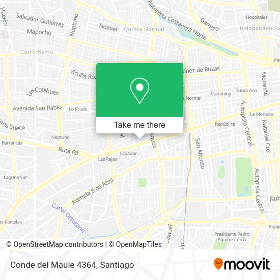Conde del Maule 4364 map