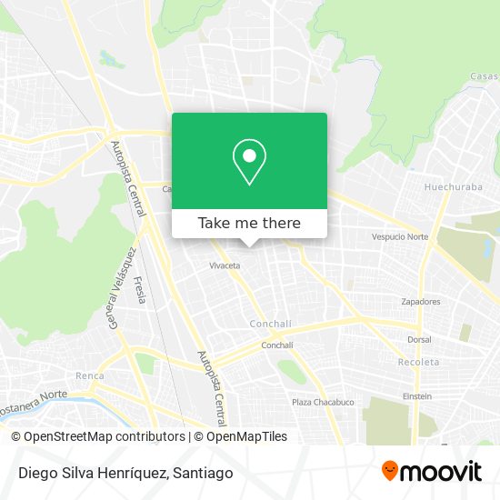 Diego Silva Henríquez map