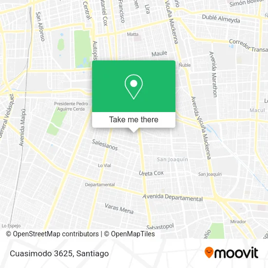 Cuasimodo 3625 map