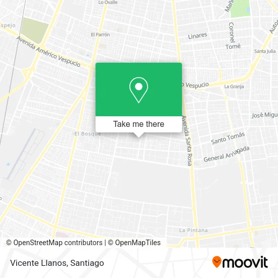 Vicente Llanos map
