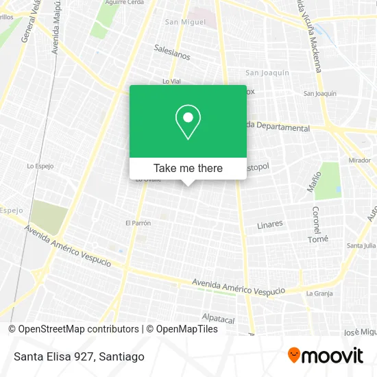 Santa Elisa 927 map