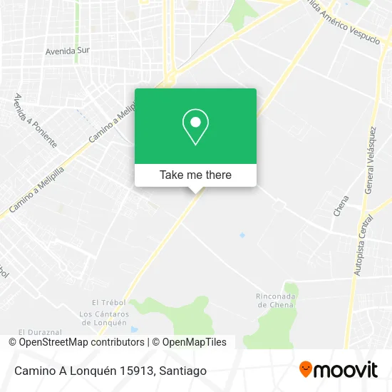 Camino A Lonquén 15913 map