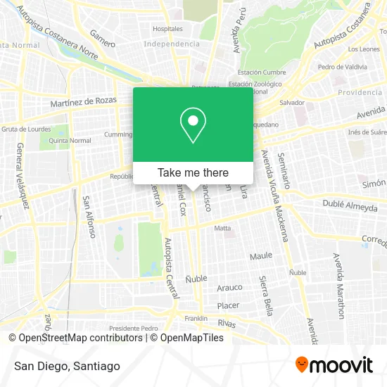 San Diego map