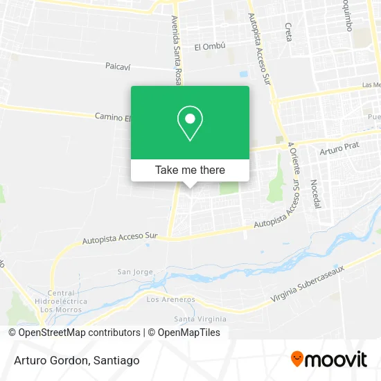Arturo Gordon map