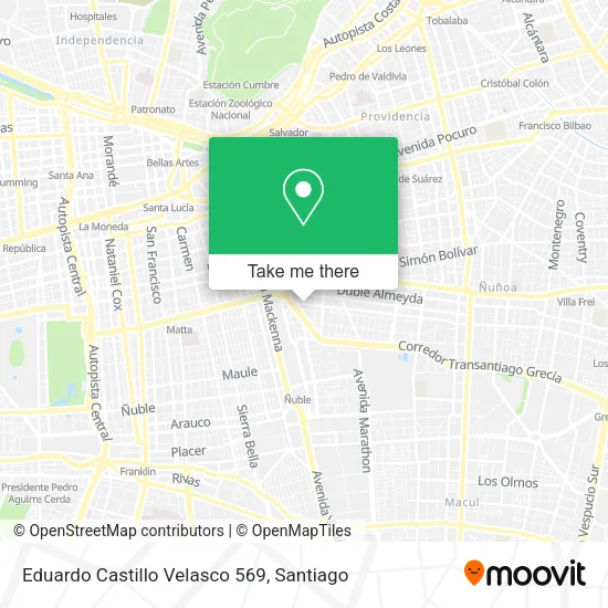Eduardo Castillo Velasco 569 map
