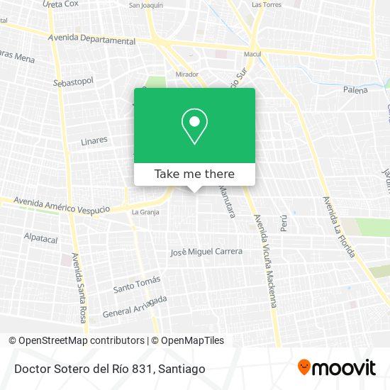 Doctor Sotero del Río 831 map
