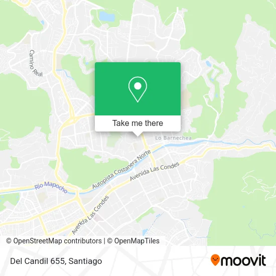 Del Candil 655 map