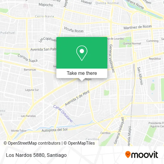 Los Nardos 5880 map