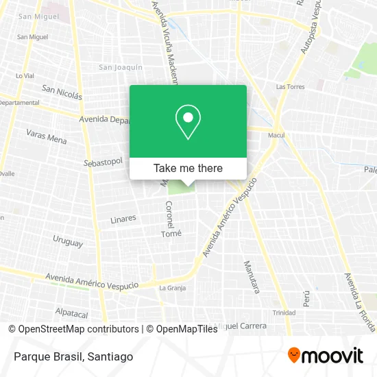 Parque Brasil map