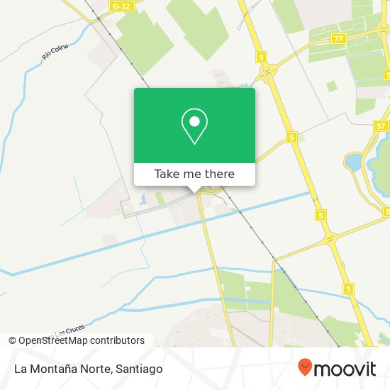 La Montaña Norte map