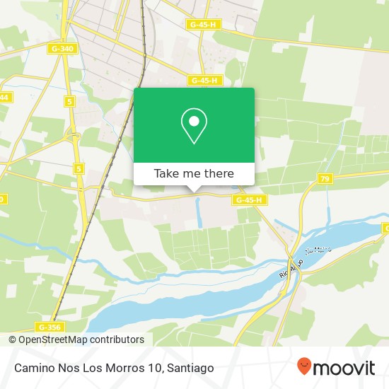 Camino Nos Los Morros 10 map