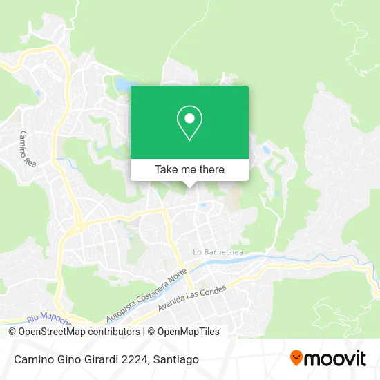 Mapa de Camino Gino Girardi 2224