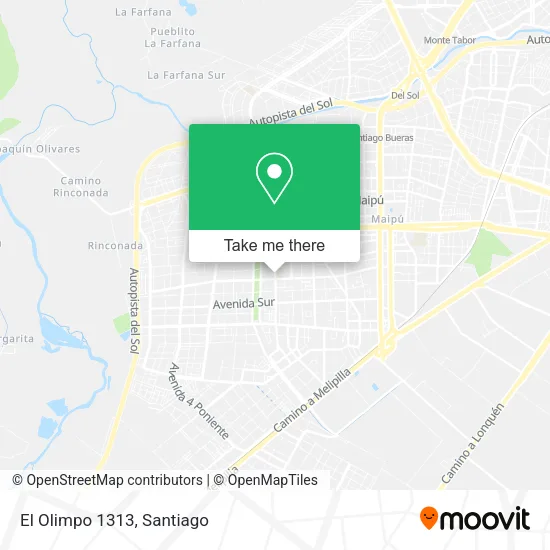 El Olimpo 1313 map