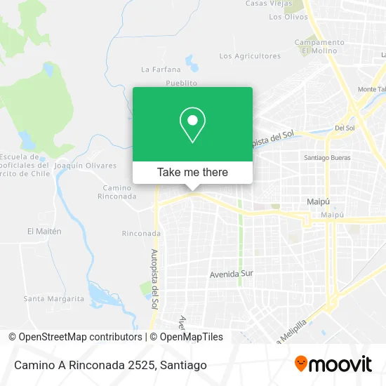 Mapa de Camino A Rinconada 2525