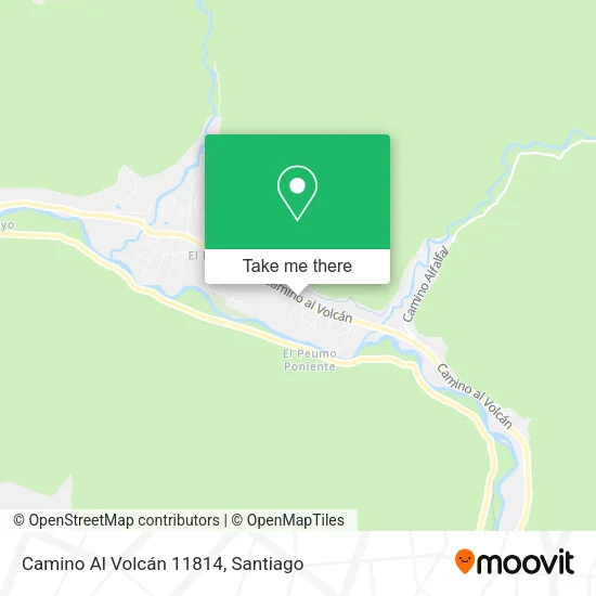 Mapa de Camino Al Volcán 11814