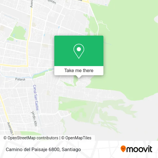 Mapa de Camino del Paisaje 6800