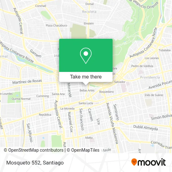 Mosqueto 552 map
