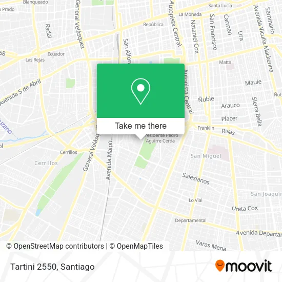 Tartini 2550 map