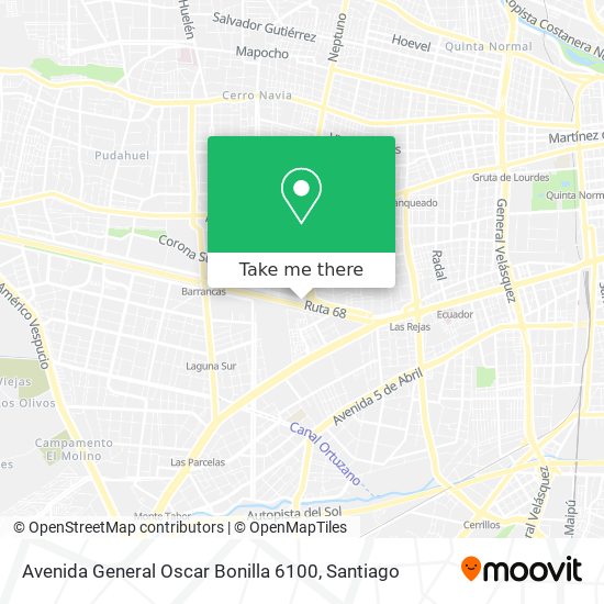 Avenida General Oscar Bonilla 6100 map